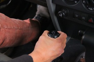 Engage the 4WD when going offroad