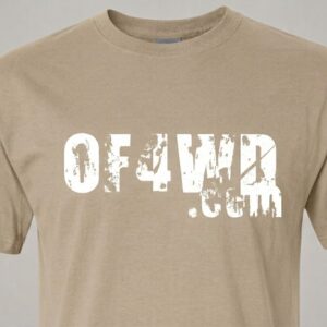 Beige wWhite T-Shirt OF4WD