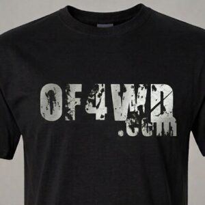 Black wSilver T-Shirt OF4WD