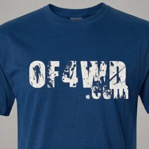 Blue wWhite T-Shirt OF4WD