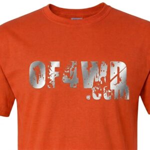 Orange wSilver T-Shirt OF4WD