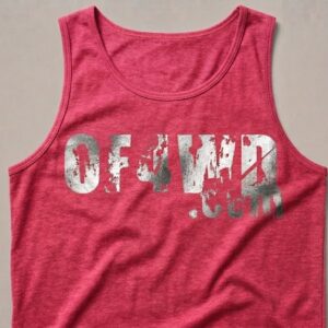 Pink wSilver Tank Top OF4WD
