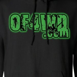 Pullover Hoodies Black wGreen OF4WD