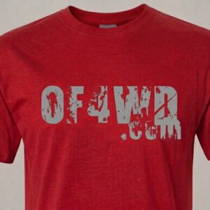 Red wGrey Logo T-Shirt OF4WD