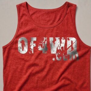 Red wSilver Tank Top OF4WD
